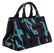 Prada Blue Purple Camo Canvas Medium Canapa Shopping