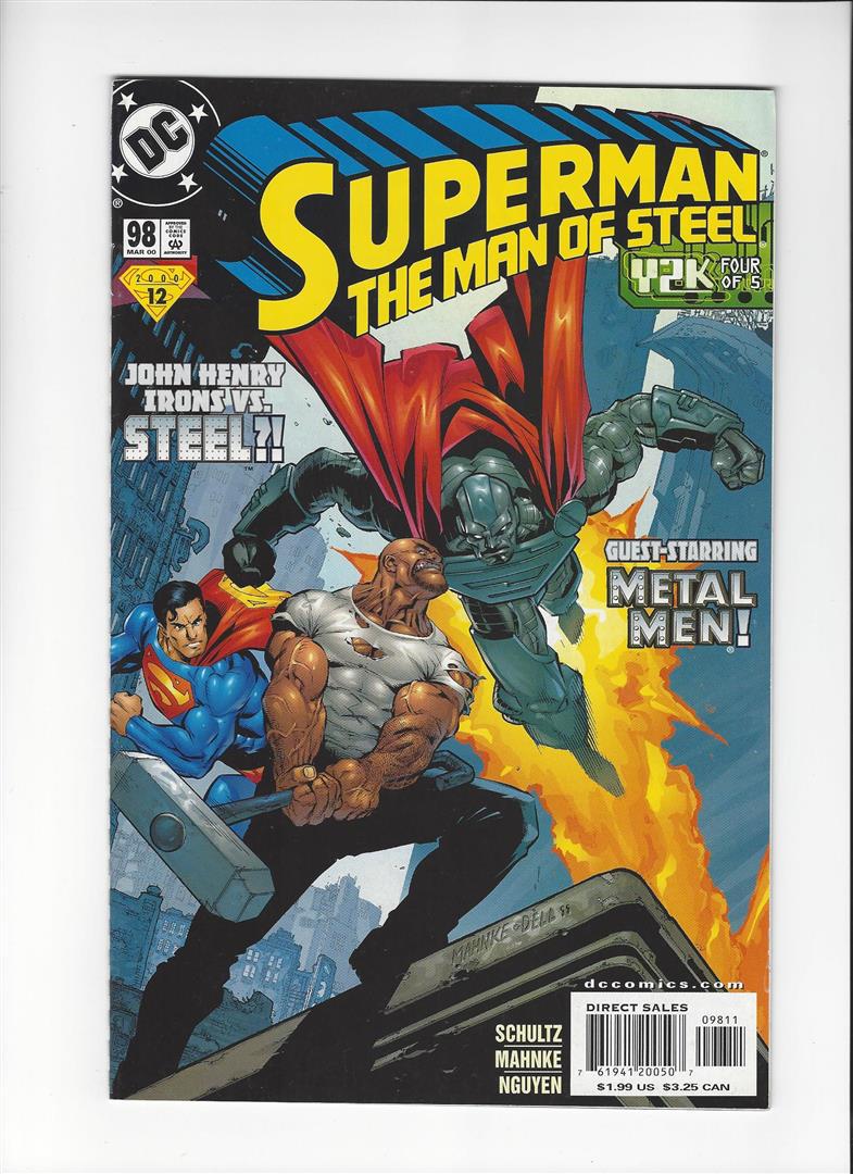 Superman The Man of Steel Issue #98 by DC Comics: One ORIGINAL AND AUTHENTIC, Superman The Man of Steel Issue #98 by DC Comics.