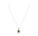 1.01 ctw Blue Sapphire And Diamond Pendant With Chain - - 2