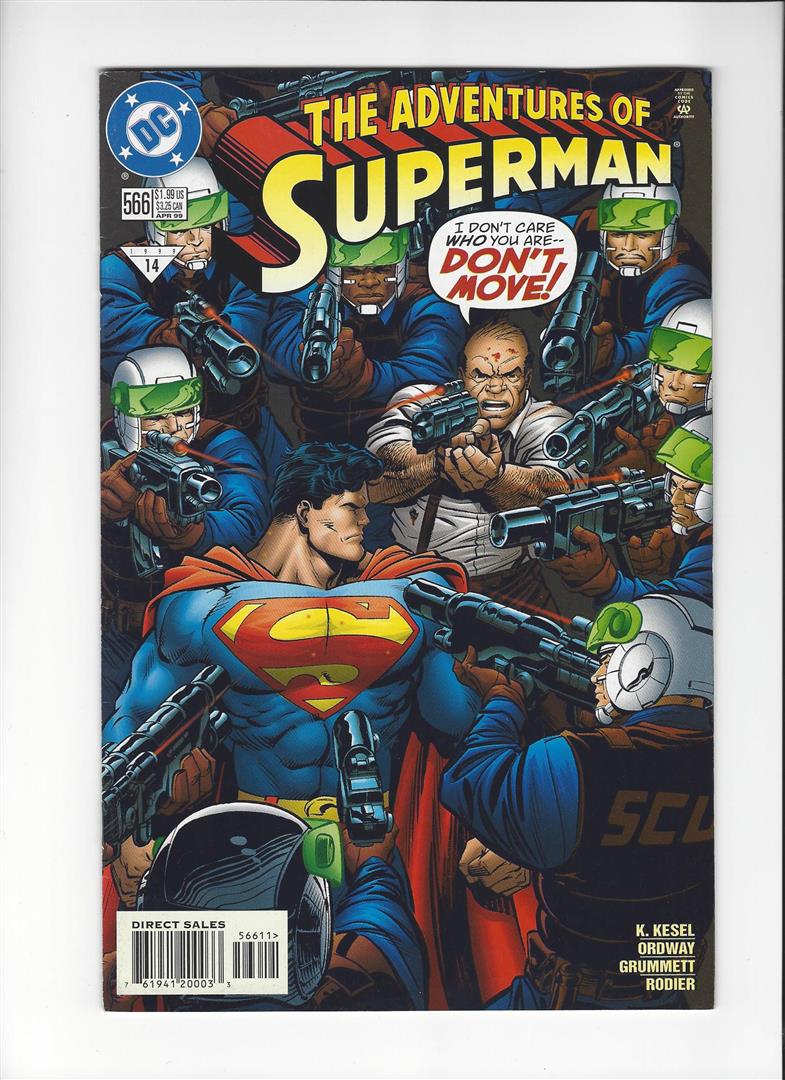 Adventures of Superman Issue #566 by DC Comics: One ORIGINAL AND AUTHENTIC, Adventures of Superman Issue #566 by DC Comics.