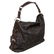 Prada Dark Gray Denim Canvas Embroidered Shoulder Bag - 8