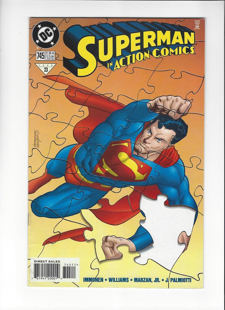 Superman In Action Comics Issue #745 by DC Comics: One ORIGINAL AND AUTHENTIC, Superman In Action Comics Issue #745 by DC Comics.