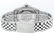 Rolex Mens Stainless Steel Silver Diamond 36MM Datejust - 8