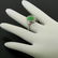 14k Two Tone Gold Pear Jade & Large Diamond Accents w/ - 6