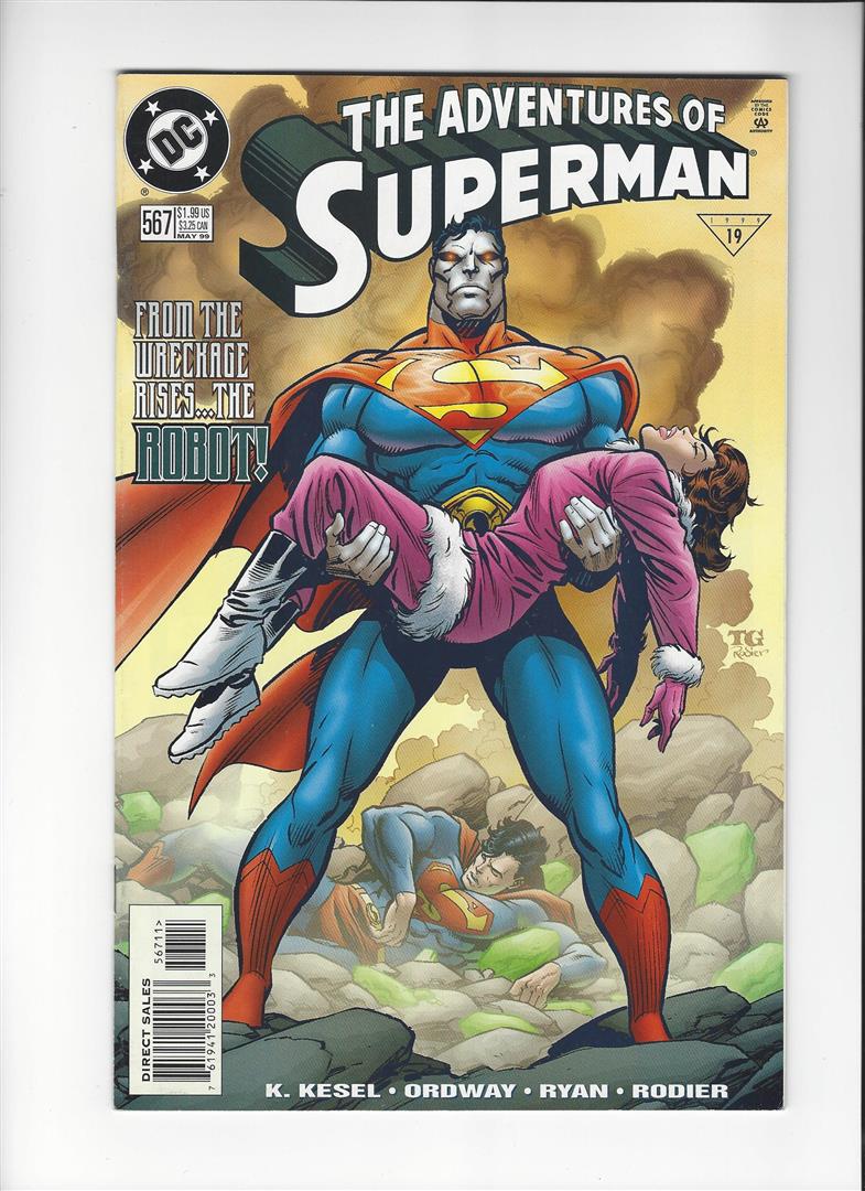The Adventures of Superman Issue #567 by DC Comics: One ORIGINAL AND AUTHENTIC, The Adventures of Superman Issue #567 by DC Comics.