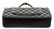 Chanel Black Lambskin Leather Full Flap Bag - 4
