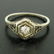 18k White Gold Old European Diamond Solitaire Ring - 2
