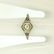 18k White Gold Old European Diamond Solitaire Ring - 5