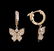 0.73 ctw Diamond Earrings - 14KT Rose Gold - 2