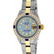 Rolex Ladies 2 Tone 18K Gold Bezel Blue String Diamond - 2