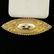 9k Yellow Gold .10 ctw Diamond Marquise Shaped Etched - 4