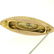 9k Yellow Gold .10 ctw Diamond Marquise Shaped Etched - 5