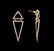 0.90 ctw Diamond Earrings - 14KT Rose Gold - 2