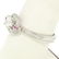 14k Solid White Gold 0.85 ctw Round Pave Set Diamond & - 3