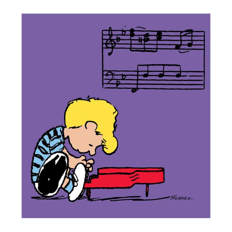 Schroeder by Peanuts: A vibrant and striking edition portraying the simple yet emotive art of Charles. M. Schulz, creator of PEANUTS . You'll love the color, it really POPS in person! It looks incredible on the wall and wi