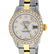 Rolex Ladies 2 Tone 18K Gold Bezel Silver Diamond 26MM
