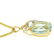 14kt Yellow Gold 16.14 ctw Aquamarine and Diamond 18" - 8