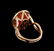 6.62 ctw Coral and Diamond Ring - 14KT Rose Gold - 3