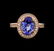 14KT Rose Gold 3.37 ctw Tanzanite and Diamond Ring - 2