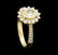 1.20 ctw Diamond Ring - 14KT Yellow Gold - 4