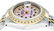 Rolex Ladies 2 Tone 14K Pink MOP Sapphire String - 4