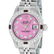 Rolex Ladies Stainless Steel Quickset Pink Diamond &