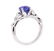 1.90 ctw Blue Sapphire and Diamond Ring - Platinum - 4