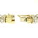 14K Two Tone Gold 1.35 ctw Round Diamond Textured X O - 6