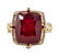 11.63 ctw Ruby and Diamond Ring - 14KT Yellow Gold