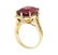 11.63 ctw Ruby and Diamond Ring - 14KT Yellow Gold - 4
