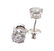 2.04 ctw Diamond Stud Earrings - 14KT White Gold - 2