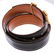 Hermes Black Brown Reversible Leather Belt Gold Plated - 4