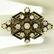 14k Yellow Gold .90 ctw Round Diamond Black Enamel - 5