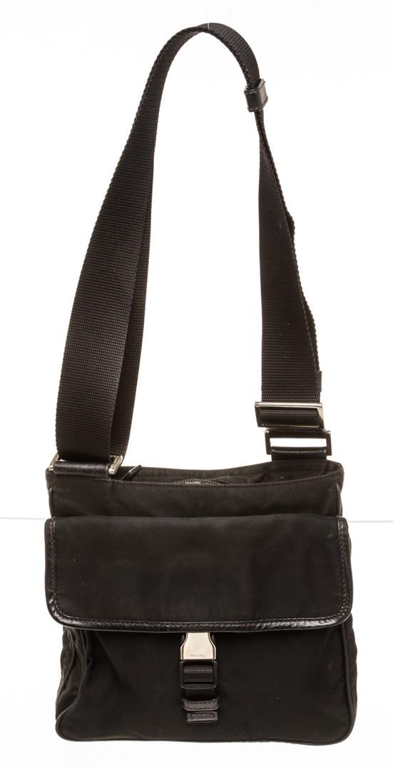 prada black side bag