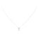 0.70 ctw Diamond Pendant And Chain - 14KT White Gold