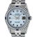 Rolex Mens Stainless Steel MOP Diamond Lugs & Sapphire