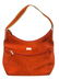 Gucci Orange Suede Leather Trim Shoulder Bag