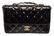 Chanel Vintage Black Patent Leather Medium Diana Flap - 4