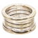Bvlgari 18K White Gold B.zero1 Triple Ring 48 - 4