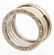 Bvlgari 18K White Gold B.zero1 Triple Ring 48 - 6