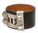 Hermes Black Leather Collier de Chien Bracelet - 4