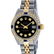 Rolex Ladies 2 Tone Black Diamond & Sapphire Datejust - 2
