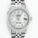 Rolex Mens Stainless Steel Mother Of Pearl Diamond Lugs