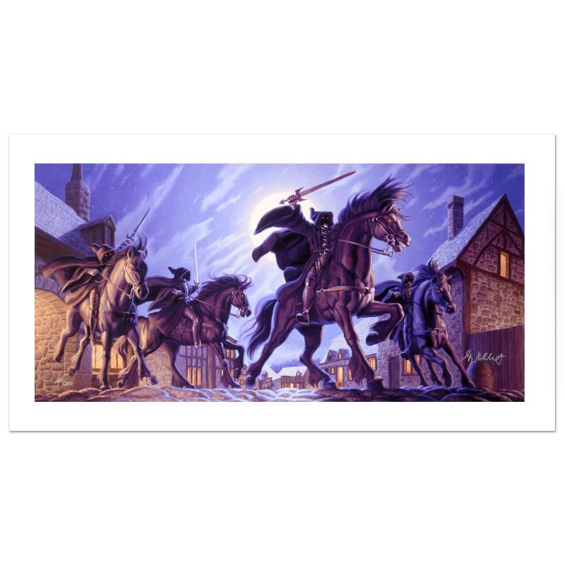 The Black Riders by The Brothers Hildebrandt: Known world wide for their fantasy and science fiction illustrations, identical twin brothers Greg and Tim Hildebrandt created an abundance of fascinating artwork, most notably their illustration work