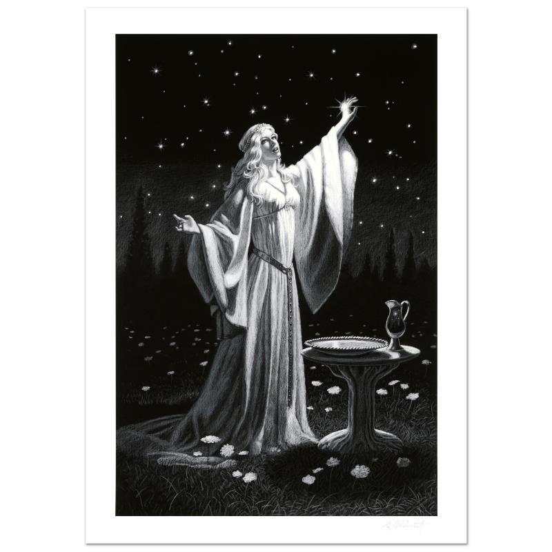 Ring Of Galadriel by Greg Hildebrandt: Known world wide for his fantasy and science fiction illustrations, Greg Hildebrandt has created an abundance of fascinating artwork including, and most notably his illustration work for J.R.R. Tolkie