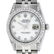 Rolex Mens Stainless Steel Mother Of Pearl Diamond Lugs