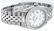 Rolex Mens Stainless Steel Mother Of Pearl Diamond Lugs - 2