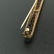 14k Gold & Platinum Sapphire Open Filigree Fancy Bar - 6