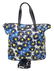 Prada Blue Multicolor Tessuto Nylon Stampato Tote Bag - 3