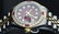 Rolex Ladies 2 Tone 18K Gold Bezel Red Vignette Diamond - 5